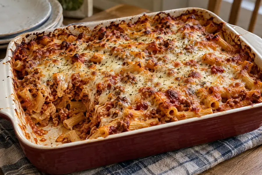 Easy Dump-and-Bake Ziti